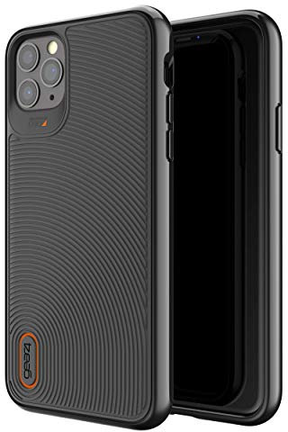 ZAGG GEAR4 Battersea Designed for iPhone 11 Pro Max Case, Advanced Polycarbonate Impact Protection by D3O - Black