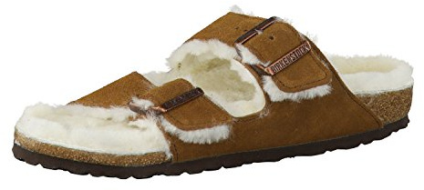 Birkenstock Arizona Slim Sandale 2019 Mink Lambskin