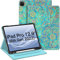 Fintie Hülle für iPad Pro 12.9 Zoll 2022 (6. Generation) / iPad Pro 12.9 2021/2020/2018 mit Stifthalter, Multi-Winkel Betrachtung Folio Stand Schutzhülle mit Dokumentschlitze, Jade