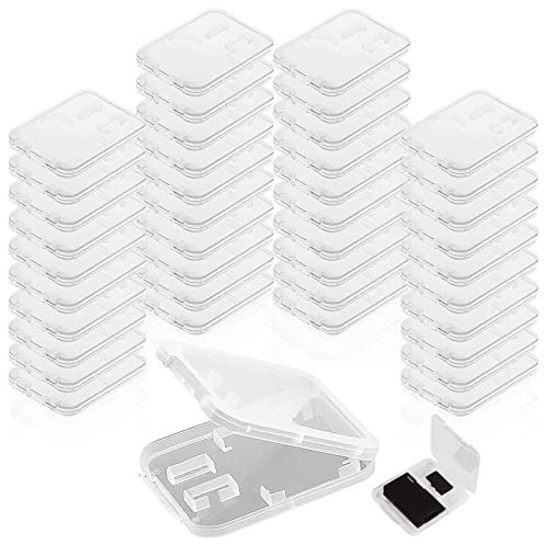 GZhaimai 40 STK Speicherkarten Etui, SD Karten, Memory Schutzbox, für Aufbewahren und Schützen von SD/TF-Karten Vor Schmutz und Stoßfest(2 Kartenfächer)