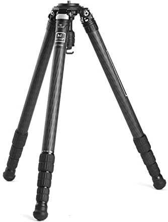 Marsace MT-3543SV Carbon Fiber Bowl Tripod Heavy Duty Bowl Tripod with 75mm Bowl and Bowl Adapter 33mm Leg Tube Ultra Stable Professional Camera Tripod Stand for DSLR Camera, Video Camcorder