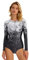 BEACHKINI Für Frauen Einteilig Badeanzug mit Ärmel,Badeanzug,Surfbekleidung,Taucheranzug,Rash Guards,Gradient Pattern,M