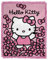 Northwest Hello Kitty gewebte Jacquard-Überwurfdecke, 116,8 x 152,4 cm, weitere Schleifen