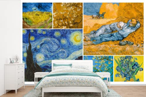 Tapete Fototapete Tapeten Wanddeko 525x350 cm Van Gogh - Collage - Alte Meister