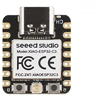 Seeed Studio XIAO ESP32C3 - Tiny MCU Board mit Wi-Fi und BLE für IoT-Steuerungsszenarien. Mikrocontroller mit Batterieladung, energieeffizient und Reichhaltige Schnittstelle für winziges maschinelles