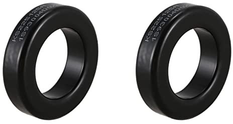 2 x Trafo Choking Coil Parts Toroid Ferritkern AS225-125A Schwarz