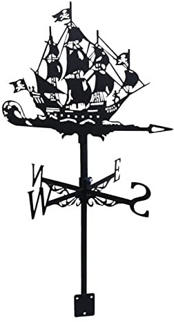 Wetterfahne Aus Metall, Wetterhahn Wetterfahne Aus Edelstahl Wetterfahne Aus Metall, Edelstahl Wetterfahne Für Segelboote Zur Dekoration Im Außenbereich Für Segelboote Zur Dekoration Im Außenbereic
