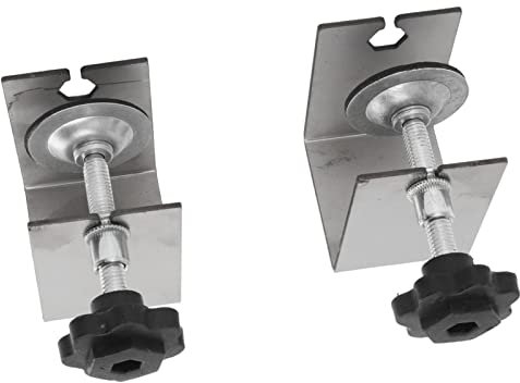 2PCS Drawer Front Installation Clamps 12x4.6x6.8cm Drawer Fixing Clip Drawer Table Mount Holder Jig for Woodworking Installation