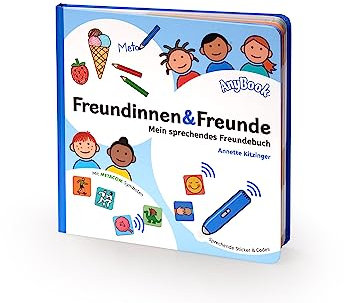 ANYBOOK Freundinnen & Freunde: Das Freundebuch mit lustigen Symbolen & über 500 Stickern