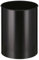 PROREGAL Stillvoller runder Metall Papierkorb | 30 Liter, HxØ 47x33,5cm | Schwarz