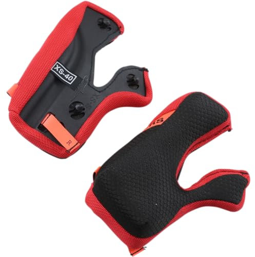 Alpinestars 8962123-10-L: S-M10 Cheeck Pad Set + 5 mm, Schwarz, LG