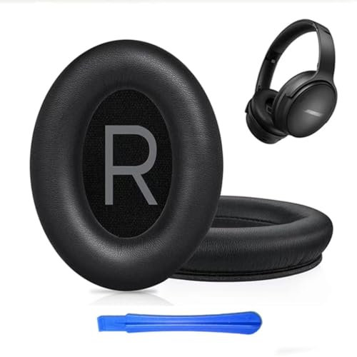 HATOFES Earpads Replacement for Bose QuietComfort 45 (QC45) QuietComfort SE (QC SE)/New Quiet Comfort Wireless Headphones - Ear Pads Replacement Cushions Foam with Softer Protein Leather - Black