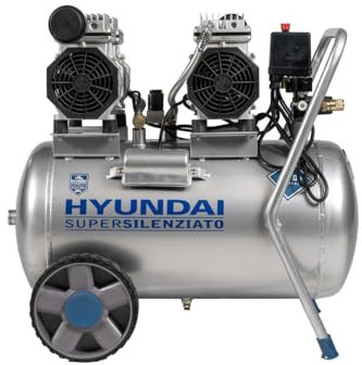 Hyundai 65706 - Compressore Senza Olio 50 L