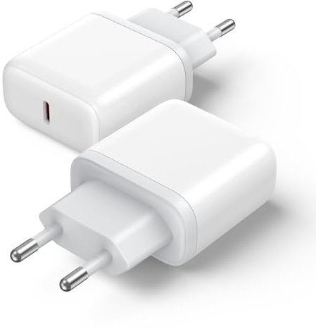 2er Pack USB C Ladegerät, [MFI-Zertifiziert] 20W USB C Schnellladestecker für iPhone 15/15 Pro/15 Plus/14/Mini/12/11/XS/SE/iPad Pro, PD 3.0 Netzteil Wand Ladegerät für Samsung Pixel Andriod usw.