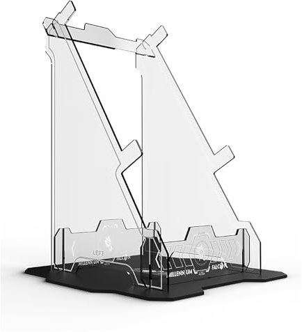LONGJAY Kompatibel mit LE-GO 75192 Millennium Falcon Präsentationsständer (Modell und Vitrine nicht im Lieferumfang enthalten) (Acrylständer)