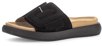 Gabor Damen Pantoletten, Frauen Slipper,Best Fitting,sommerclogs,sandalen,freizeitschuhe,schlupfschuhe,schluepfschuhe,schwarz,42 EU / 8 UK