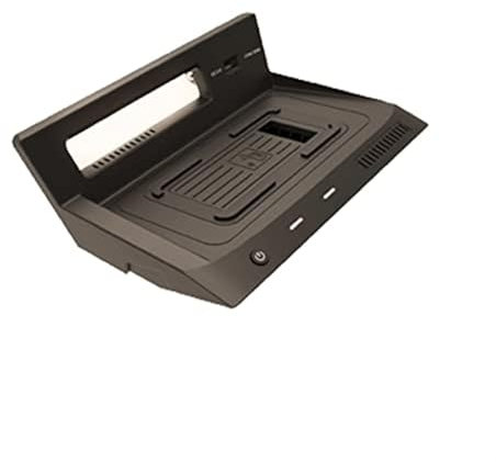 Wivplex Auto Qi Wireless Ladegerät Empfänger Telefon Schnellladung, for VW, MK2 TiguanL Tharu 2022 Autozubehör Drahtlose Ladegeräte(Black Tiguan 2022)