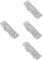 UKCOCO 4pcs Pop-up Locker Door Lock Cabinet Bumpers Plunger Latch Hidden Cabinet Hinges Rv Cabinet Latch Electrical Panel Door Latches Accordion Shutter Lock Rv Lock Silver Zinc Alloy