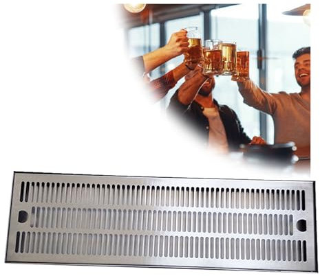 SWAYVES Stainless Steel Drip Tray,Beer Drip Trays Without Drain,Metal Drip Tray for Bar Kitchen/60Cm