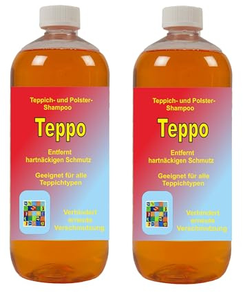 2x 1 L Teppichreiniger Polsterreiniger Shampoo Waschsauger Textilreiniger Leder