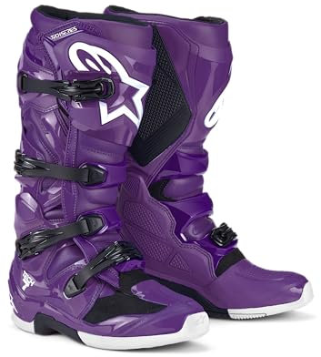 Alpinestars Tech 7 Bottes de motocross, pourpre, 14 (49.5)