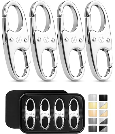 Vantamo Reißverschluss Schloss Sicherung, Clip für Rucksack Sicherheit Diebstahl, Zipper Lock für Tasche & Gepäck