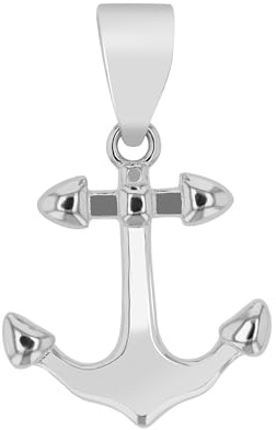 Akzent Anhänger für Damen in 925 Silber, 100% Wasserfest & Hautverträglich