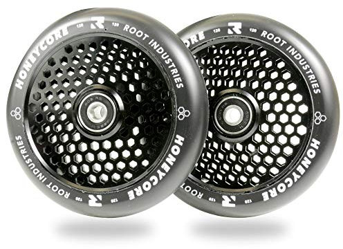 Root Unisex – Erwachsene Honeycore Scooter-Räder, Schwarz, 120mm