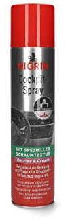 NIGRIN Cockpit-Spray Berries & Cream, reinigt wirksam und schonend auch feingenarbte Oberflächen, 400 ml