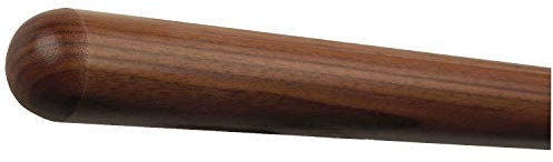 TIBU Nussbaum Holz Handlauf Geländer 30-500cm Wandhandlauf Wand Treppe, Länge: 2500 mm / 250 cm / 2,5 m Enden:Halbkugel gefräst