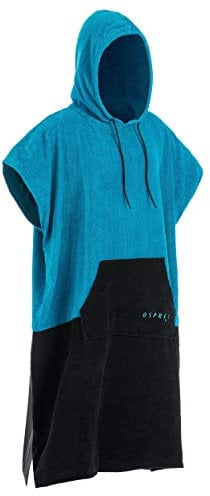 Osprey SU4035 OSP Poncho mit Kapuze, blau, Einheitsgröße