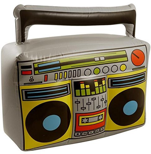 HENBRANDT Aufblasbare Boom-Box für Musikspieler, Ghettoblaster, 2 Stück