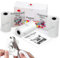Phomemo Selbstklebendes Thermopapier für Phomemo T02, M02, M02S, M02Pro, M03, M03AS, M04S, M04AS Mini Thermodrucker, Weiß/Transparent/Halbtransparent Druckerpapier, 3 Rollen