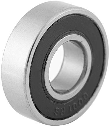 Lagerstahl, Kugellager, 10PCS 6001‑2RS 12x28x8mm Rillenkugellager, höhere Geschwindigkeiten und Haltbarkeit Weit verbreitetes Lager, verbrauchsarme Lager, breites Anwendungsspektrum