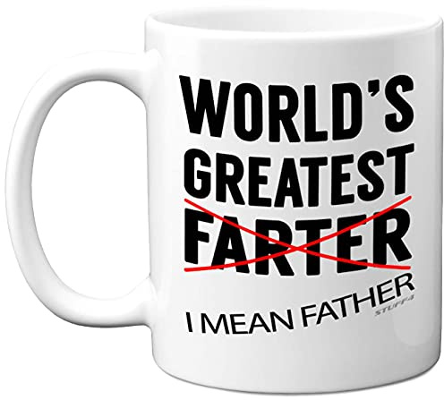 Stuff4 Fathers Day Novelty Funny Mug, Greatest Farter Mug