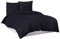 Mixibaby Bettwäsche Bettgarnitur Bettbezug 100% Baumwolle 135x200 155x220 200x220 200x200, Farbe:Schwarz, Größe:200 x 220 cm