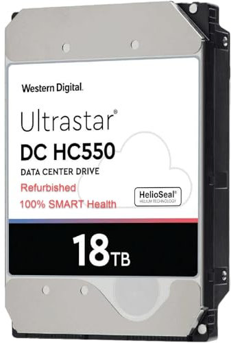 WD Ultrastar DC HC550 WUH721818ALE6L4 - disque dur - 18 To - SATA 6Gb/s