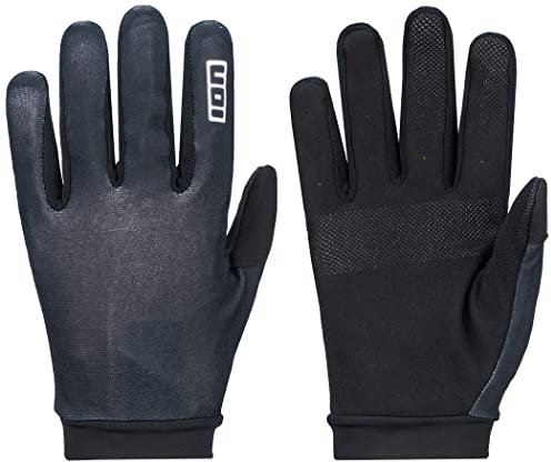 ION MTB-Handschuhe Logo Schwarz Gr. L