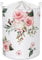Clastyle 45L Aufbewahrungskorb Rosa Schönen Rosa Blumen Faltbar Wäschekorb Kinderzimmer Rund Weiß Schlafzimmer Wäschesammler, 36x45 cm