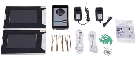 kangten Video Türsprechanlage 7'' Gegensprechanlage Sprechanlage Haustür Klingel Monitor mit Kamera