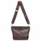 Damen Tasche Shopper Hobo Bags Crossbody Schultertasche Umhängetasche Handtasche Gürteltasche Crossover Kunst Leder Schokobraun