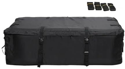 Auto-Fracht-Dachtasche, wasserdichter Fahrzeug-Dach-Frachtträger, 420D-Oxford-Stoff, Autodach-Gepäck-Softbox, kompatibel mit SUV, Van, Pickup