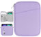 Dadanism 8-9 Zoll Tablet Sleeve Tasche Kompatibel mit iPad mini 7/6 8,3 2024/2021, iPad mini 5/4/3/2/1 7,9, Galaxy Tab A7 Lite 8,7 2021/Tab A 8,0, Tab M8 (4/3/2) 8, Tab M9 9 2023, Grauviolett