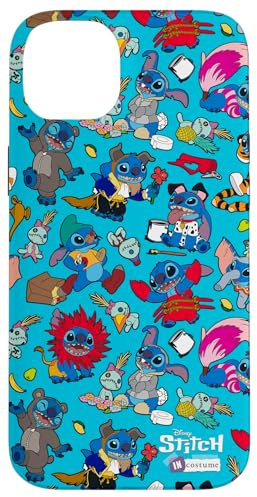 iPhone 14 Plus Disney 100 Stitch in Costume Disney Characters and Scrump Case