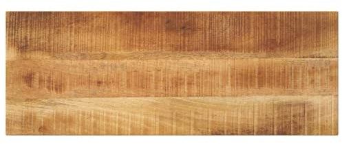 vidaXL Tischplatte, Holzplatte für Esstisch Couchtisch, Massivholzplatte Rustikales Design, Ersatztischplatte, 70x30x2,5cm Rechteckig Raues Massivholz Mango