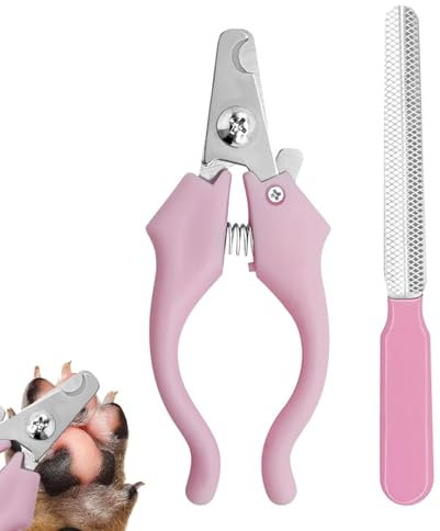 Sollee Dog Nail Clippers,Pet Grooming | Professional Dog Toenail Clippers With Nail File And Quick Sensor For Tiny Dog Cat Bunny Bird Puppy Kitten Ferret