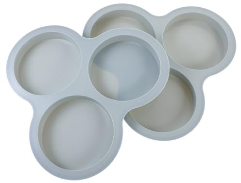 Cabilock Moldes Para Muffins De Silicona Para Tartas 2 Piezas Para Freidora De Aire Sin