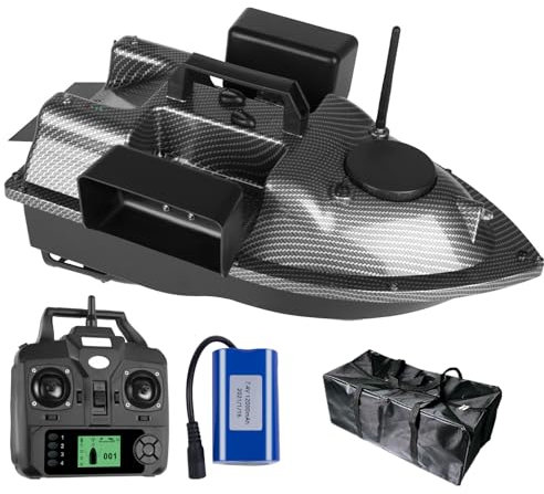 DYJD GPS Smart RC Wireless Bait Boat 2 kg di ricarica automatica di alimentazione ritorno telecomando distanza 500 m Angel Nest Boat (fibra di carbonio)