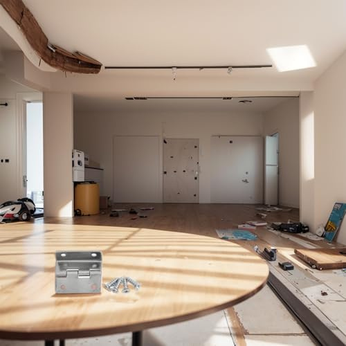 100 cerniere a tre pieghe per scatole di legno, robuste cerniere in metallo per armadi, cassettiere e porte con viti di montaggio (10 pezzi)