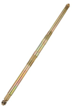 Oreilet Hintere Starrachse, 740 Mm Massive Stahllegierung, Verzinkte Spline-Schlüssel, Live-Hinterachsersatz mit M16-Gewinde für Kart-ATV-Offroad-Fahrzeuge, Drift-Dreirad-Modifikationen